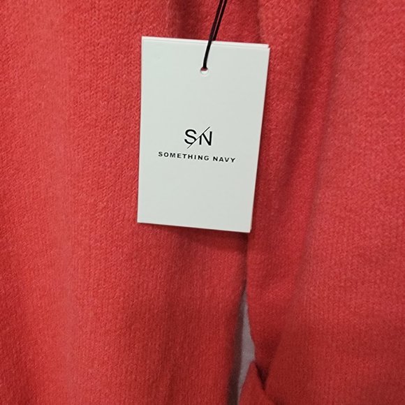 SOMETHING NAVY Turtleneck Sweater In Red Mum - Picture 4 of 6